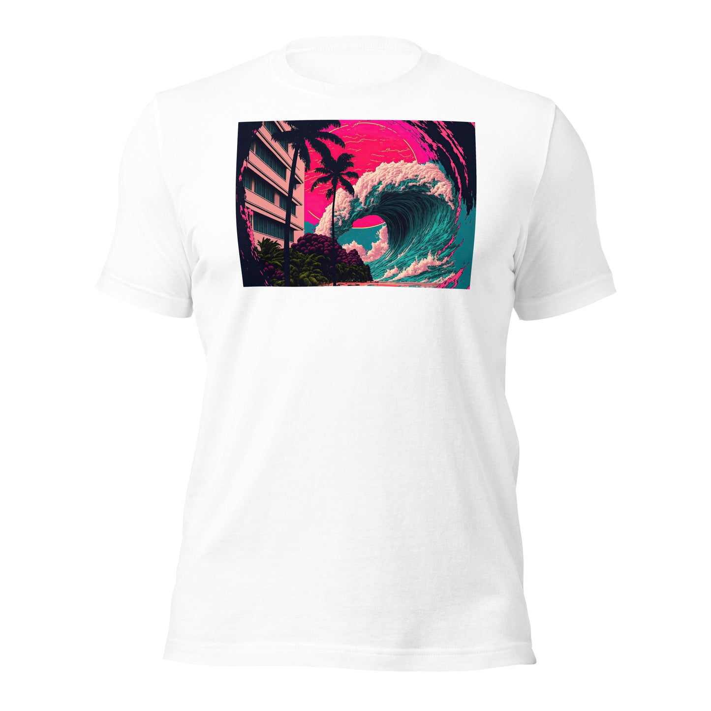 Aesthetic Vapor Wave Shirt | Great Wave | Cyberpunk Outrun Vibe