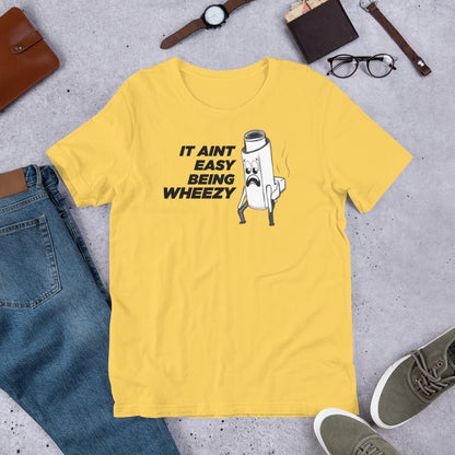 Aint Easy Being Wheezy Asthma Shirt | Funny Inhaler Tee for Asthmatics