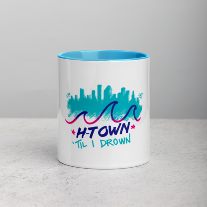 Houston H-Town Til I Drown Coffee Mug Cup | Pick your color!