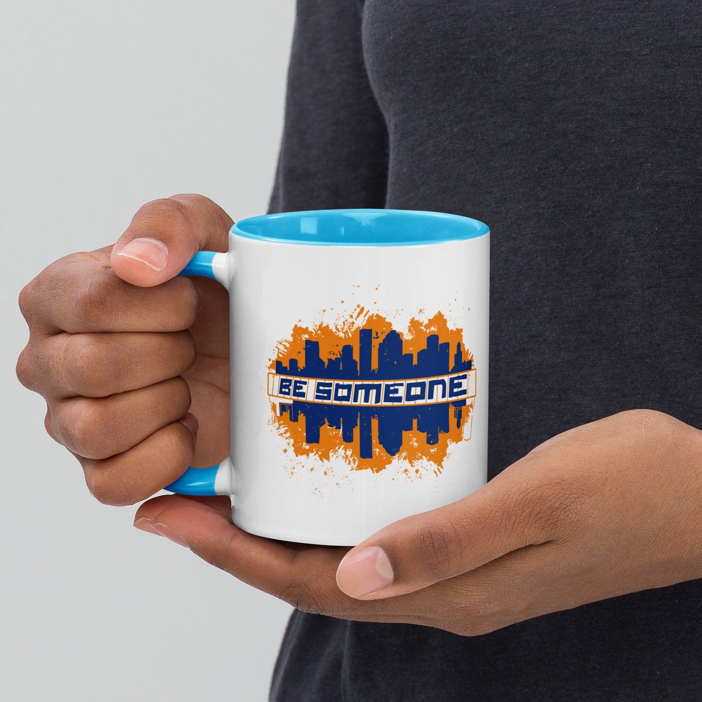 BE SOMEONE Mug Houston Skyline | HTX Htown Graffiti Paint 11oz Coffee Cup