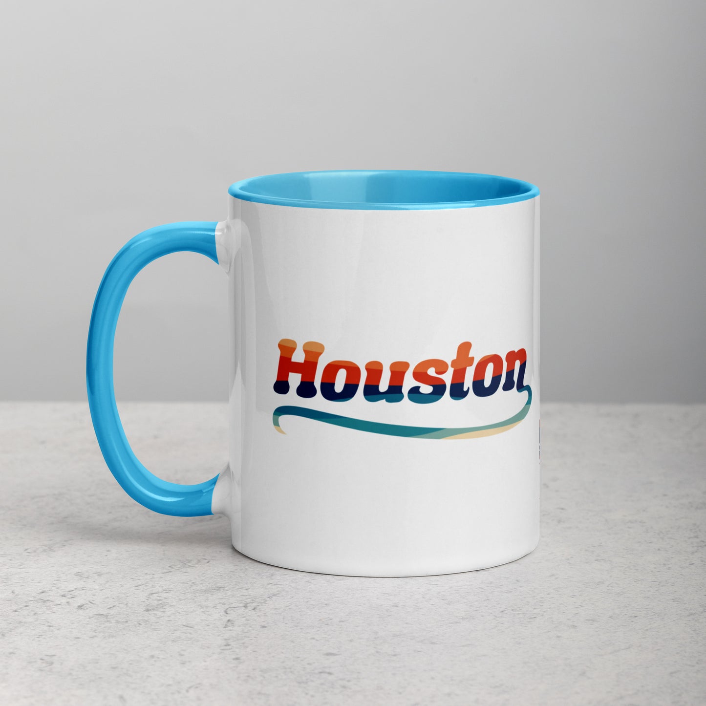 Houston Retro 70's Coffee Mug Cup | Pick your color!