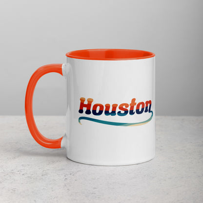 Houston Retro 70's Coffee Mug Cup | Pick your color!