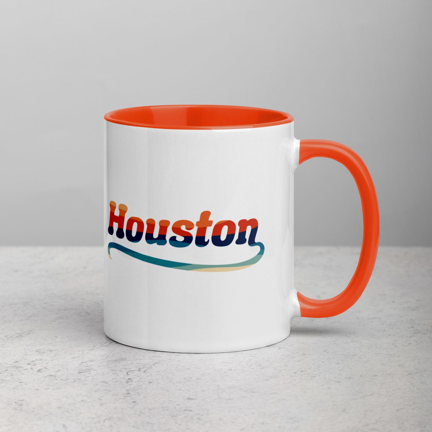 Houston Retro 70's Coffee Mug Cup | Pick your color!