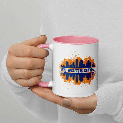 BE SOMEONE Mug Houston Skyline | HTX Htown Graffiti Paint 11oz Coffee Cup