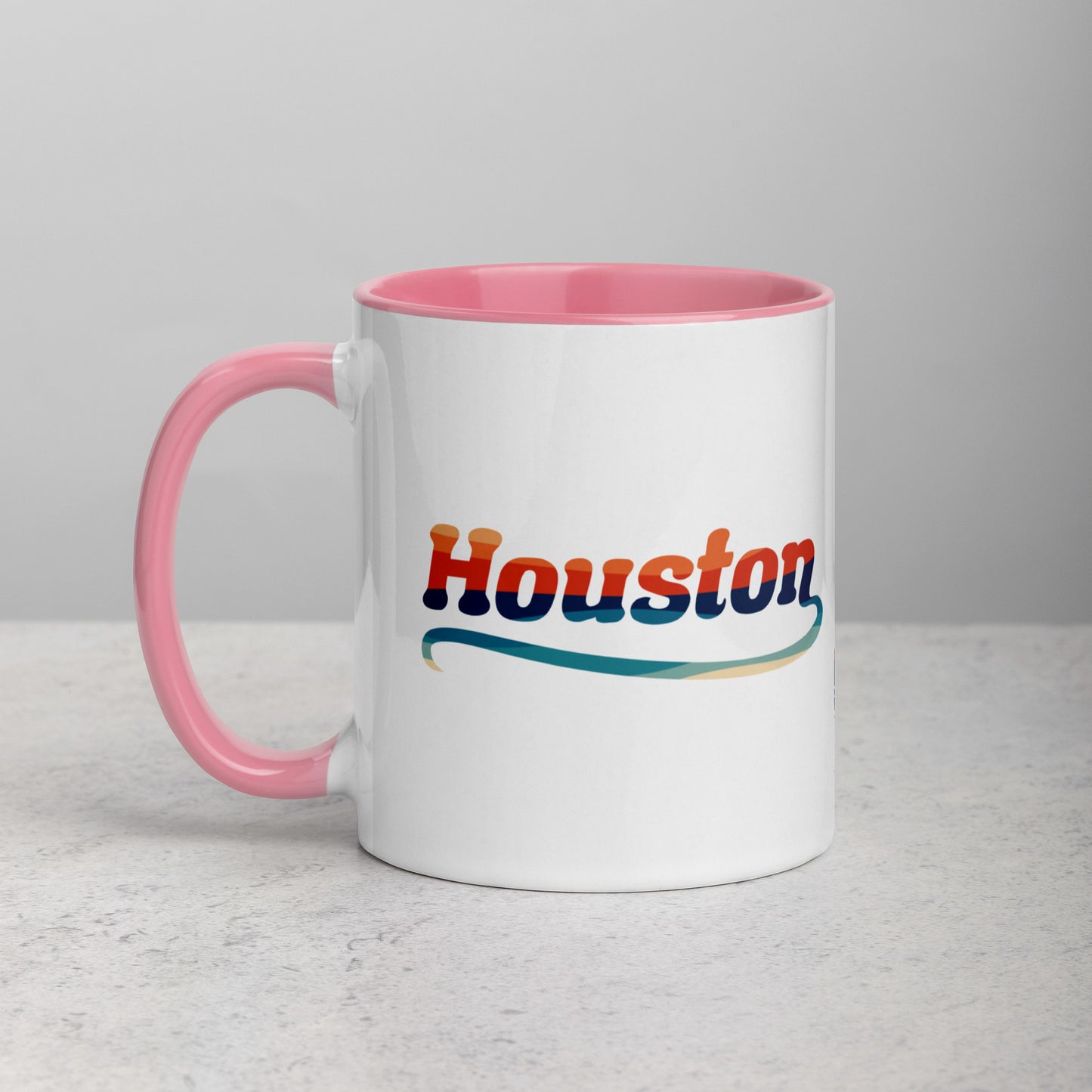 Houston Retro 70's Coffee Mug Cup | Pick your color!