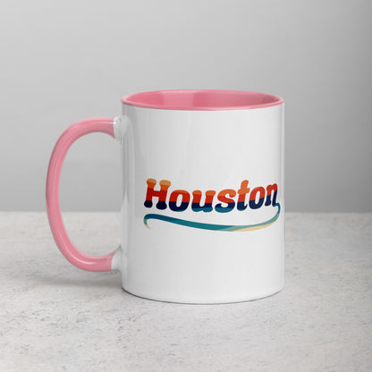 Houston Retro 70's Coffee Mug Cup | Pick your color!