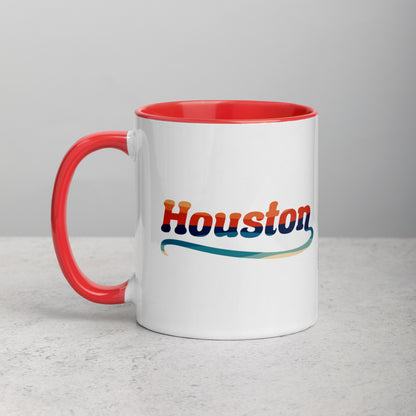 Houston Retro 70's Coffee Mug Cup | Pick your color!