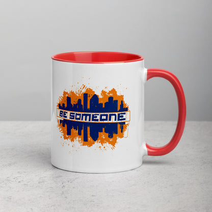 BE SOMEONE Mug Houston Skyline | HTX Htown Graffiti Paint 11oz Coffee Cup