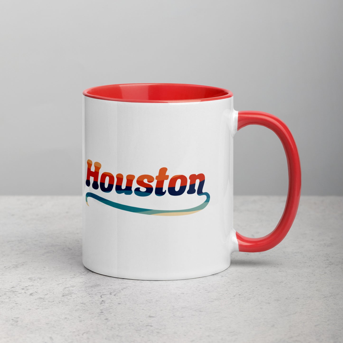 Houston Retro 70's Coffee Mug Cup | Pick your color!