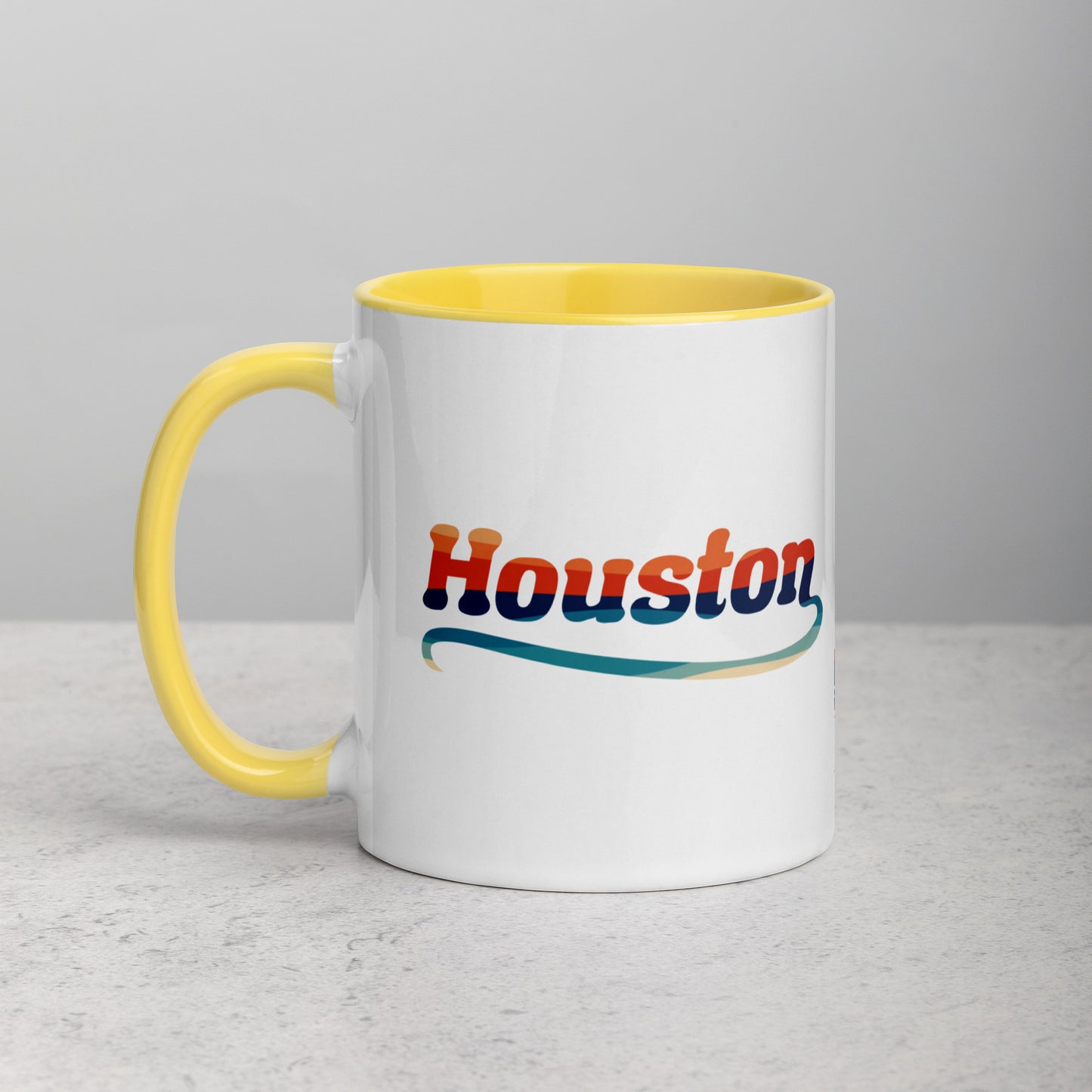 Houston Retro 70's Coffee Mug Cup | Pick your color!