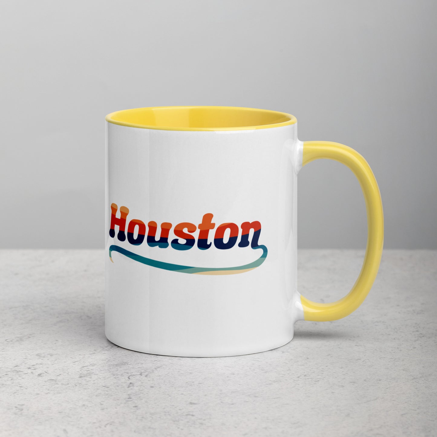 Houston Retro 70's Coffee Mug Cup | Pick your color!